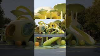 A biomimetic playground children playground architecture design innovation ideas [upl. by Modestine]