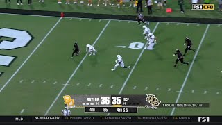 UCF INSANE fourth down conversion vs Baylor [upl. by Laersi859]