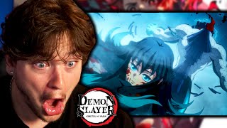 🥶MUICHIRO THE ICE HASHIRA 🥶 Demon Slayer Season 3 reaction [upl. by Ressay459]