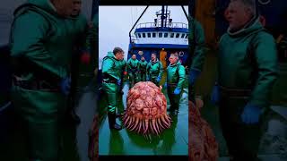 Massive DeepSea Creatures Unveiled by Fishermens Unbelievable Catch 🌊🦑 [upl. by Atinra]