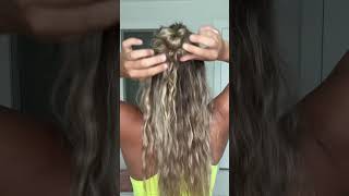 Easy Half Up Messy Bun Hairstyle [upl. by Strickler]