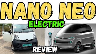 Tata nano Electric Car 🚙  Nano Neo electric  Review  Test Drive  Electric cars in 2023 [upl. by Hoxie]