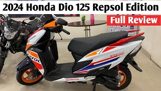 2024 Honda Dio 125 Repsol Edition Full Review  On Road Price  Mileage  Features [upl. by Arlen]