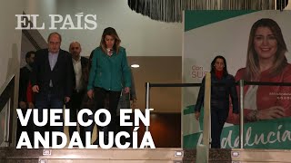 Elecciones andaluzas El PSOE se hunde y la derecha puede formar una mayoría para gobernar [upl. by Haldi203]