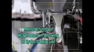 Manufacturing of HCQ tablets in full swing at Zydus Cadila unit [upl. by Edals]