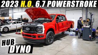 2023 Ford HO 67 Powerstroke on a HUB DYNO  HAD ISSUES [upl. by Waers]