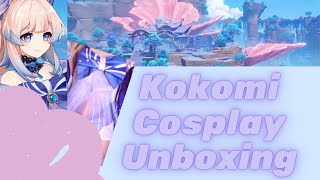 DokiDoki Cosplay Kokomi Unboxing Review and Try On  Genshin Impact Cosplay [upl. by Uzzia]