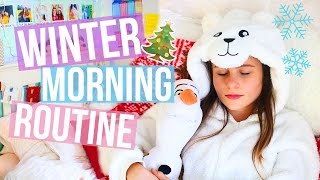 WINTER MORNING ROUTINE 2016 Lovevie [upl. by Earesed]