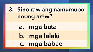 Maikling Kwentong Pambata  Day 2  Developing Reading Comprehension  Magaral Bumasa [upl. by Devlin]