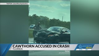 Viral video shows crash allegedly involving former NC congressman Cawthorn [upl. by Tilford]