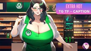 Extra Hot☕ TG TF Caption Transgender Transformation Anime MTF [upl. by Ytirev]