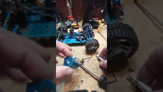 WLTOYS A959 Surpass 8200kv Brushless Motor Install [upl. by Erland955]