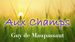 Livre audio  Aux Champs Guy de Maupassant [upl. by Esoranna378]