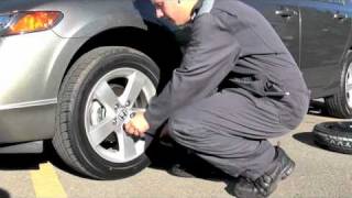 How to Change a Flat Tire  How To Video from Honda West [upl. by Muir]