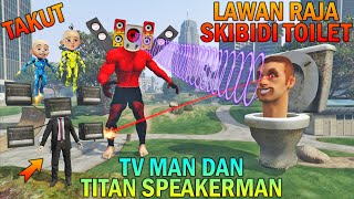 TV MAN DAN TITAN SPEAKERMAN KEROYOK RAJA SKIBIDI TOILET IRONMAN UPlN IPlN TAKUT [upl. by Keli]