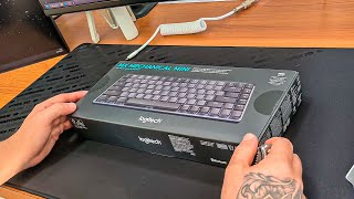 Um dos melhores TECLADOS MECÂNICOS pra PRODUTIVIDADE  Logitech MX Keys Mechanical Mini [upl. by Higgs]