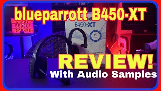 Blueparrott B450XT REAL LIFE REVIEW WITH AUDIO SAMPLES [upl. by Tobe]