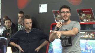 Cyprien et Squeezie a leur arriver a la PGW [upl. by Aenehs]