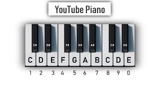 YouTube Piano  Play It With Your Computer Keyboard [upl. by Tremml]