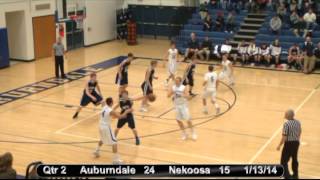 Nekoosa Boys Basketball vs Auburndale 11314 [upl. by Oratnek340]