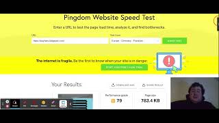 Website Speed Test Pingdom Tools [upl. by Fenton790]