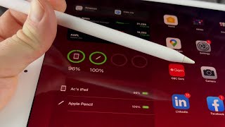 How to Check Apple Pencil Battery Level in 2021 [upl. by Eilahtan]