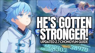 hes gotten STRONGER UPDATED Chongyun Guide  Artifacts Weapons Teams  Genshin Impact 27 [upl. by Suissac]