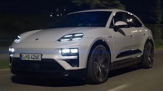 PORSCHE MACAN 2024 DRIVING at night  IMPRESSIVE Matrix LED lights amp details [upl. by Nwavahs]