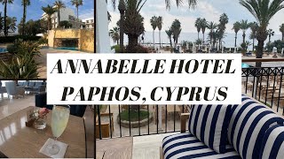 Annabelle hotel Paphos Cyprus mini break at this 5 star hotel in the heart of Kato Paphos [upl. by Arodnahs]