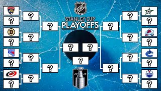 2025 NHL Stanley Cup playoff Predictions [upl. by Aylad]