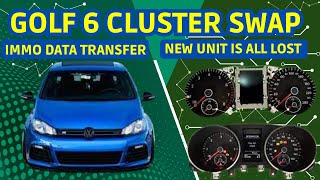 Golf6 Cluster Swap With VVDI2 [upl. by Nossyla]