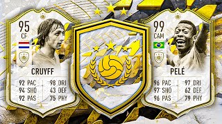 20x 93 ICON MOMENTS PACKS 🤯 FIFA 22 Ultimate Team [upl. by Rehotsirk551]