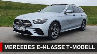 Der neue EKombi 2021 MercedesBenz EKlasse TModell 300de  Review Fahrbericht Test [upl. by Reeve]