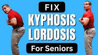 Exercises For Kyphosis Lordosis Posture Correction In Elderly [upl. by Kiley]