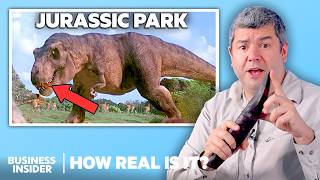 Paleontologist Rates 14 Dinosaur Attacks In The quotJurassic Parkquot Movies  How Real Is It  Insider [upl. by Gorrono]