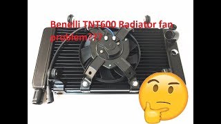 Benelli TNT 600  RADIATOR FAN Problem  Troubleshooting and Solution [upl. by Welcy]