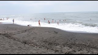 Ureki  ურეკი  Уреки  Ureki Beach  Magnetyczna plaża w Ureki  Gruzja [upl. by Idette933]