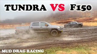 Tundra vs F150 4X4 OffRoading 2021 Comparison Mud Drag Racing Rock Crawling Full Size Trucks [upl. by Roe629]