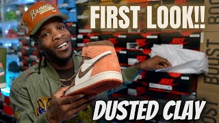 FIRST LOOK THIS EARLY JORDAN 1 OG DUSTED CLAY QUALITY IS INSANE THESE MIGHT BE A PROBLEM [upl. by Anawt447]