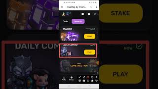 Pixelverse Combo today 4 November  today combo pixelverse  pixeltap daily combo [upl. by Onifur]