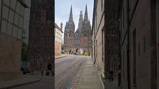 Lichfield Cathedral Englandshorts fyp [upl. by Kirven521]