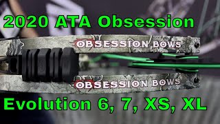 2020 ATA Obsession Bows Evolution 6 7 XS XL Review by Mikes Archery [upl. by Rehpatsirhc]