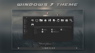 Token Dark Theme for Windows 7  Best Windows 7 Theme 2023 [upl. by Akenna]