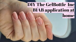 DIY GEL NAILS The GelBottle Inc BIAB application at home [upl. by Seraphine781]