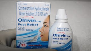 Otrivin oxy Fast Relief Nasal Spray Review Hindi How to Use Nasal Spray [upl. by Eemaj]