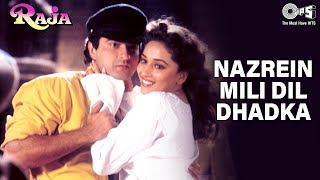 Nazrein Mili Dil Dhadka Song Video Raja  Madhuri Dixit amp Sanjay Kapoor [upl. by Adnarrim]