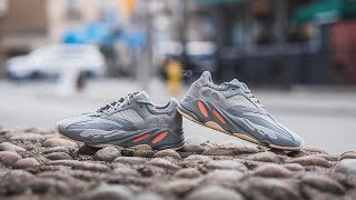 Adidas Yeezy Boost 700 quotInertiaquot Review amp OnFeet [upl. by Crin631]