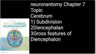 Neuronantomy Chapter 7CerebrumDiencephalonneuroanatomyneurosciencesmedical [upl. by Kela]