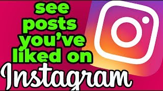 how to see posts youve liked on instagram [upl. by Carola650]