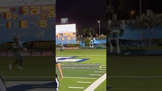 How did Nae get so much air 😯 shorts football highlights highschoolfootball nfl ot7 flip [upl. by Baalman]